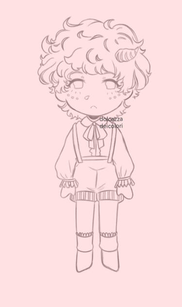 Ennis (original character) | Dibujo en proceso, de forma digital