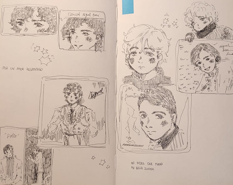 Página sketchbook | Dibujo en tiralíneas