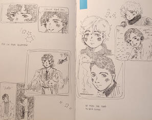 Página sketchbook | Dibujo en tiralíneas
