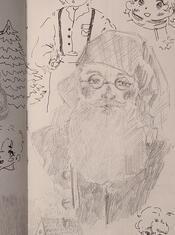 Página sketchbook | Dibujo en lápiz grafito