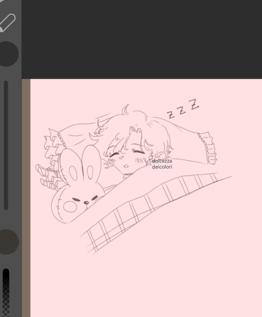 Little Dean sleeping | OC | WIP