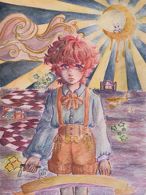 Ennis (original character) | Pintura en acuarela