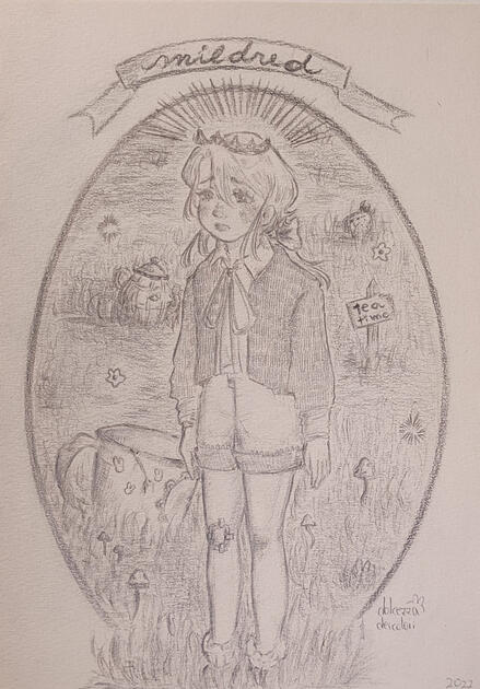 Mildred (Original character) | Dibujado en lápiz grafito