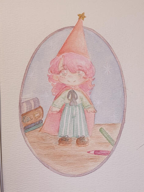 Mildred (original character) | Pintura en acuarela